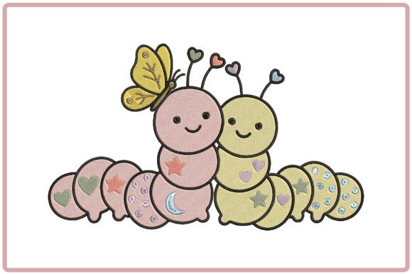 Funny Caterpillars Embroidery Design: Business Review