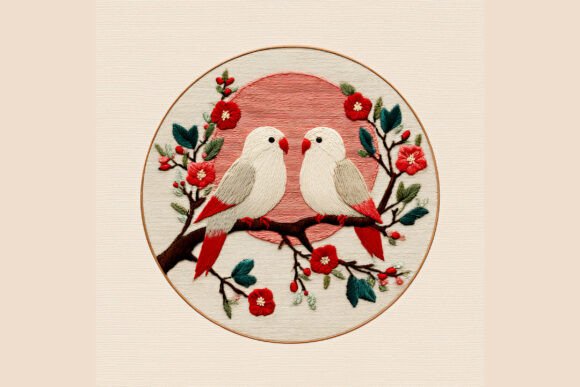 Love Birds Hand Embroidery 21: Craft Fair Review