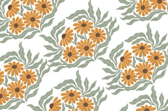 Orange Daisies Embroidery Design: A Maker's Review