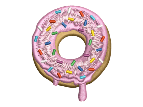 Pink Donut Dessert Embroidery: A Seasonal Design Review