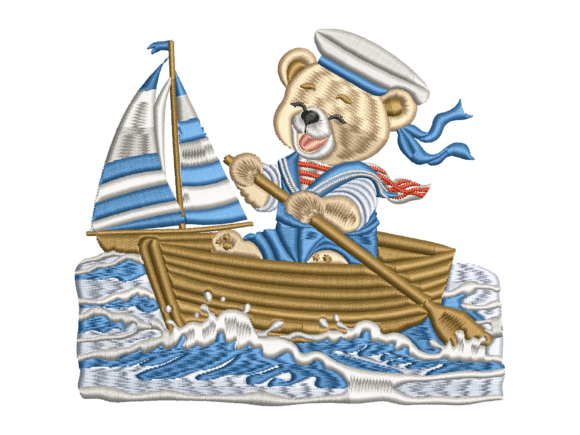 Sailor Bear Boat Embroidery: A Boutique Apparel Review